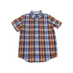 Boys Janie And Jack Short Sleeve Plaid Shirt